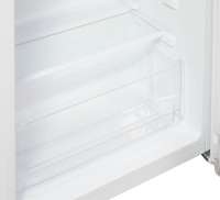 Amica KS 361 151 W Standkühlschrank, 47,5 cm breit, 80 L, LED Beleuchtung, 1 Glasablage, 1 Gemüseschublade, 3 Türablagen, weiß